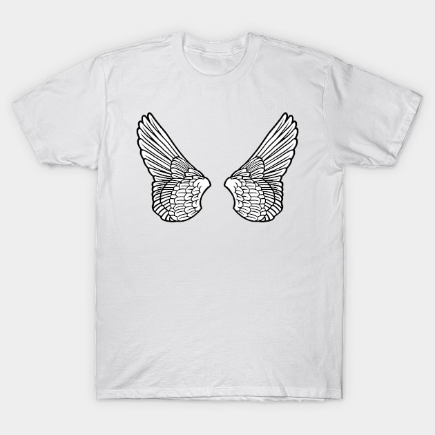 Angel Wings T-Shirt by ShirtyLife